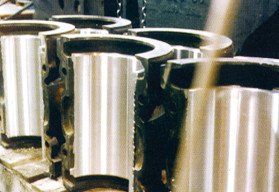 BEARING LINERS REBABBITED