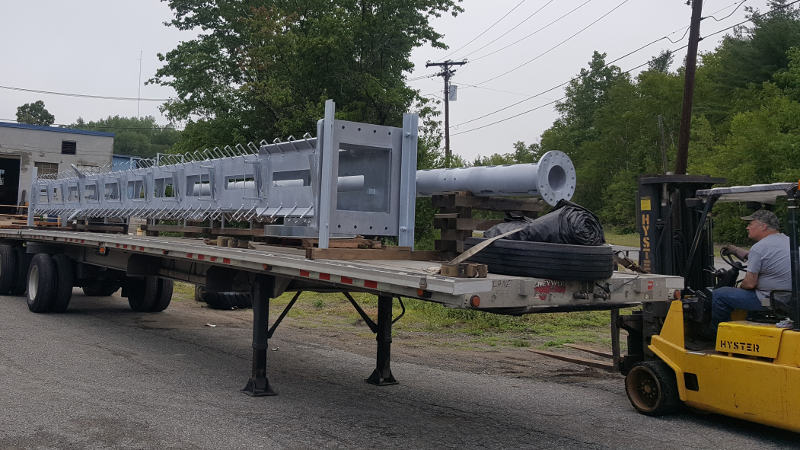 Towers and mast for transmission line ready to ship